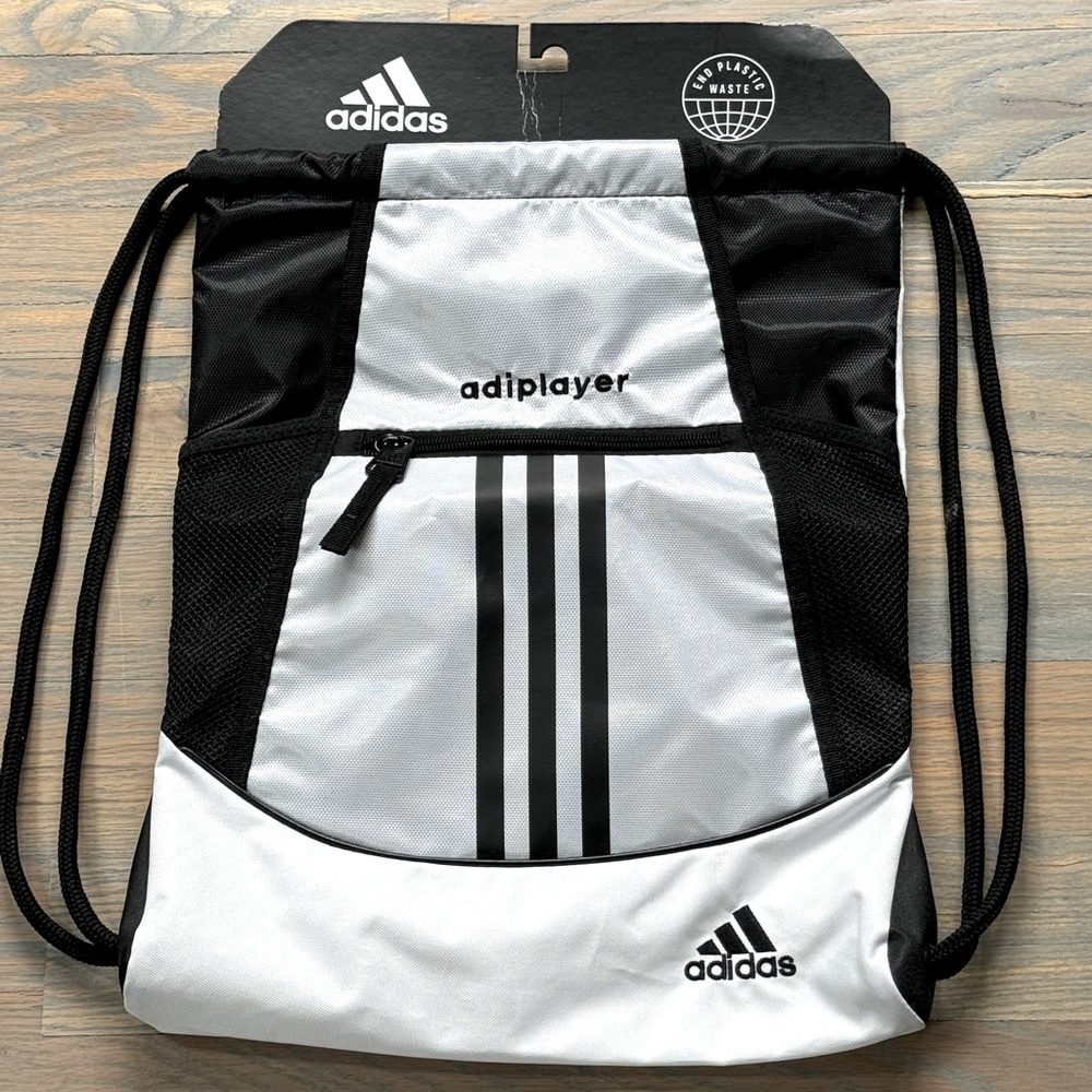 Adidas Alliance II Sackpack white/black colors